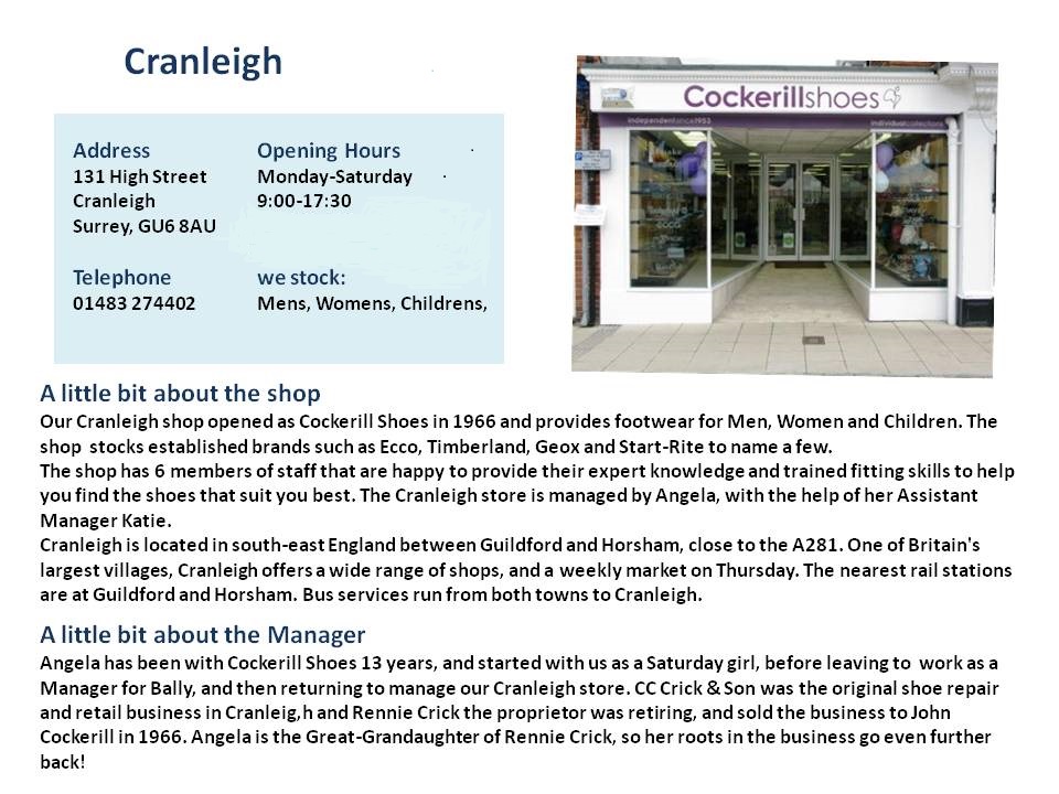 cranleigh store